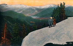 Guardando giù dal Monte Rainier, c1916 da Asahel Curtis
