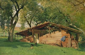 Una capanna a Chiemsee, 1872