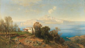 Una vista di Capri