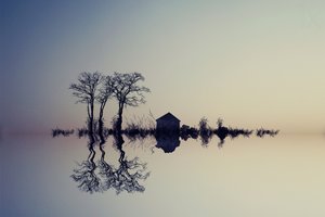 Riflesso sereno sull