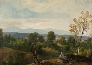 Una vista sulla valle da Asher Brown Durand