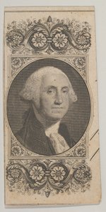 Motivo della banconota: Ritratto di George Washington in un pannello decorativo
