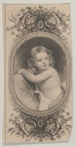 Motivo della banconota: ritratto di un bambino e due ovali decorati circondati da un motivo floreale da Asher Brown Durand.