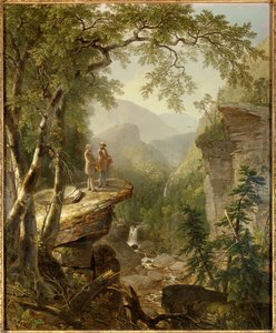 Fratellanza dello Spirito. Il pittore Thomas Cole (1801-1848) e il poeta William Cullen Bryant (1794-1878) interagiscono in un paesaggio romantico da Asher Brown Durand