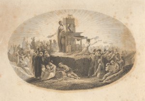 Certificato della Società Biblica, XIX secolo da Asher Brown Durand