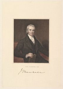 Giudice Capo John Marshall, 1833 da Asher Brown Durand