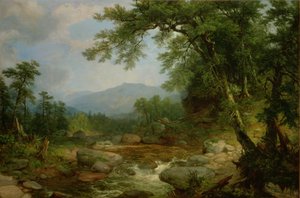 Monument Mountain, Berkshires, 1855-60 da Asher Brown Durand