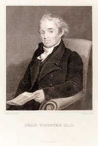 Noah Webster: lessicografo americano da Asher Brown Durand