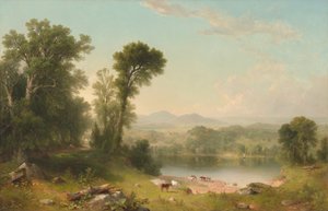 Paesaggio pastorale da Asher Brown Durand