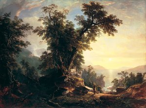I vespri degli indiani, 1847 da Asher Brown Durand