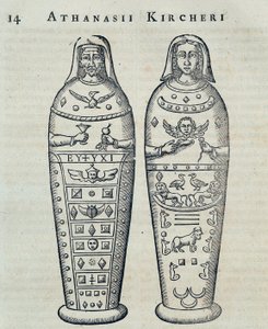 Mummie - in "Sphynx mystagoga" di Athanase Kircher da Athanasius Kircher