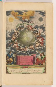 Pagina del titolo di Mundus Subterraneus da Athanasius Kircher