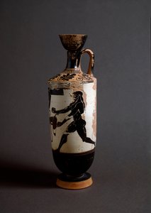 Arte greca: Eracle e Atlante (dettaglio) da Athena Painter (workshop of)