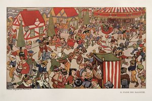 Il paese dei balocchi, illustrazione da Pinocchio