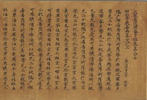 Sutra Daihannya-Gyo (versione Yakushi-ji) da Attributed to Zhang Sengyao