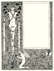Progetto per la pagina del titolo di "Salomè" (incisione) da Aubrey (after) Beardsley