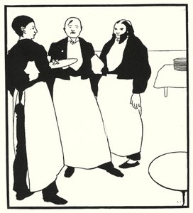 Garçons De Café (incisione) da Aubrey (after) Beardsley