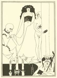 Erodiade (litografia) da Aubrey (after) Beardsley