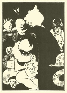 Strane Creature di Luciano (litografia) da Aubrey (after) Beardsley