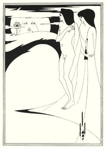 La donna nella luna (incisione) da Aubrey (after) Beardsley