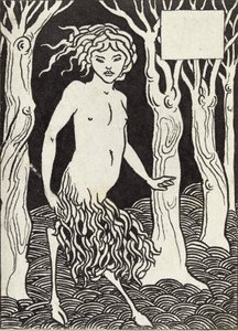 Un fauno, anni 1880 da Aubrey Beardsley