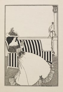 Copertina di un catalogo da un secondo libro di cinquanta disegni da Aubrey Beardsley
