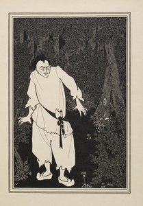 Ali Baba nel bosco, da un libro di cinquanta disegni da Aubrey Beardsley