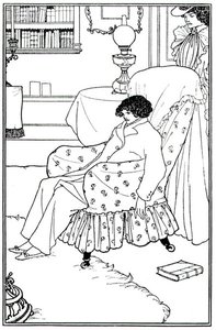 Frontespizio di Una maternità malvagia, pub. da Elkin Mathews e Walt Ruding da Aubrey Beardsley