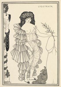 Lysistrata - personaggio di una commedia di Aristofane da Aubrey Beardsley