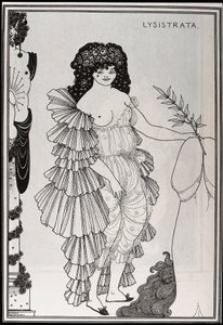Lisistrata protegge il suo sesso da Aubrey Beardsley