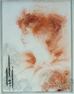 Rejane, 1894 da Aubrey Beardsley