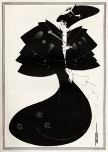 Il mantello nero da Aubrey Beardsley