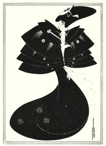 Il mantello nero da Aubrey Beardsley
