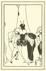 La Maschera della Morte Rossa da Aubrey Beardsley