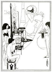 La toilette di Salomè, c.1894 da Aubrey Beardsley