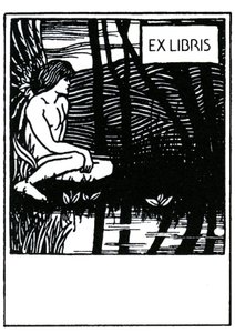 Vignetta ex libris di Aubrey Beardsley (1872-1898) da Aubrey Beardsley