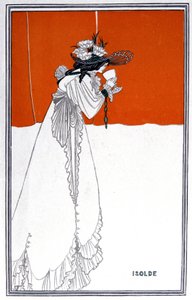 Yseult beve il filtro, Inghilterra, c.1900 da Aubrey Beardsley