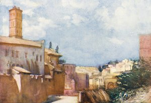 Roma: Vista su S. Francesca Romana e il Foro