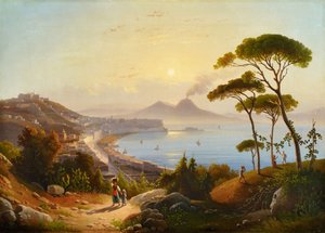 Tedesco: Blick auf den Golf von Neapel Vista sul Golfo di Napoli