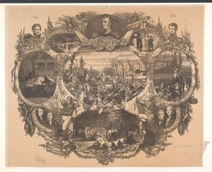 Targa commemorativa per le feste di novembre del 1863