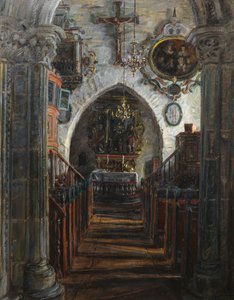 Interno, chiesa di Dale, Luster
