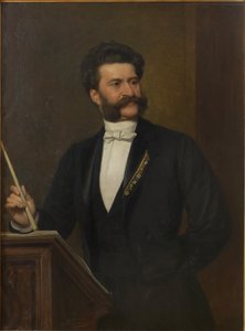 Ritratto di Johann Strauss da August Eisenmenger