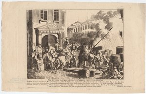 Evacuazione di Mosca da parte dei russi da August Friedrich Andreas Campe