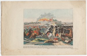 La battaglia di Eckau del 19 luglio 1812 da August Friedrich Andreas Campe