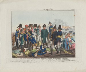 La morte del maresciallo Duroc a Hochkirchen il 22 maggio 1813 da August Friedrich Andreas Campe