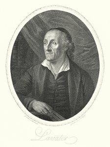 Johann Kaspar Lavater, teologo, autore e fisiognomista svizzero (incisione) da August Friedrich Oelenhainz