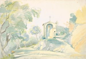 Una cappella lungo la strada vicino a Tivoli, 1835