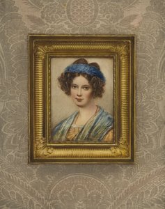 Ritratto della moglie di Ludwig von Borstell da August Grahl