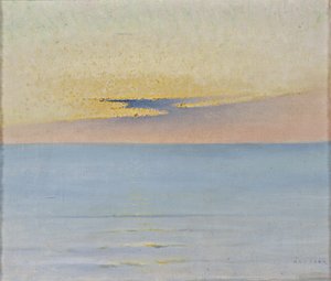 Mare al tramonto