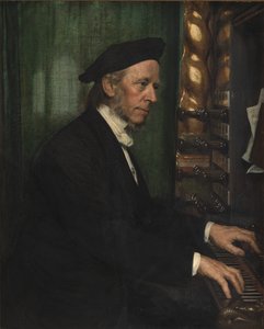 Organista della cattedrale di Roskilde, professor Hans Matthison-Hansen, suocero dell